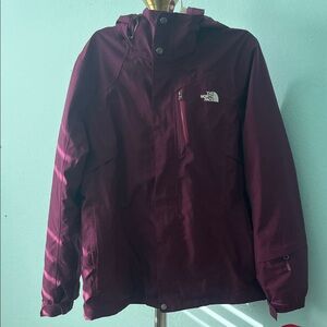The North Face Maroon Hooded Jacket